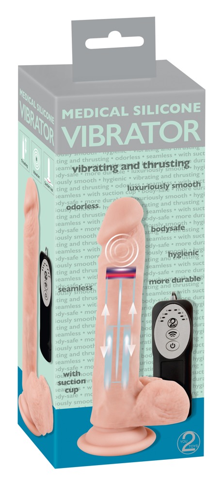 You2Toys - Medical Silicone Thrusting Vibrator