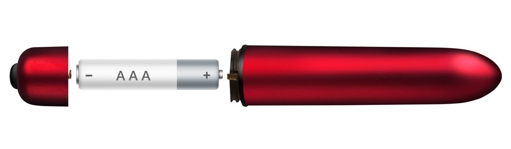 Rocks-Off - Scarlet Velvet Red Minivibrator