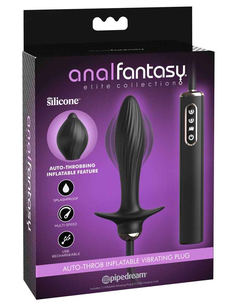 Anal Fantasy - Auto-Throb Inflatable Vibrating Plug