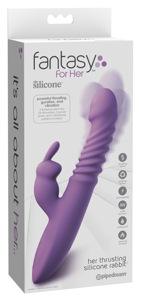 Fantasy For Her - Her thrusting silicone rabbit