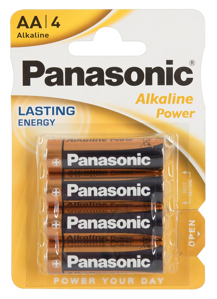Batterien - Panasonic 12 x 4er Batterie AA