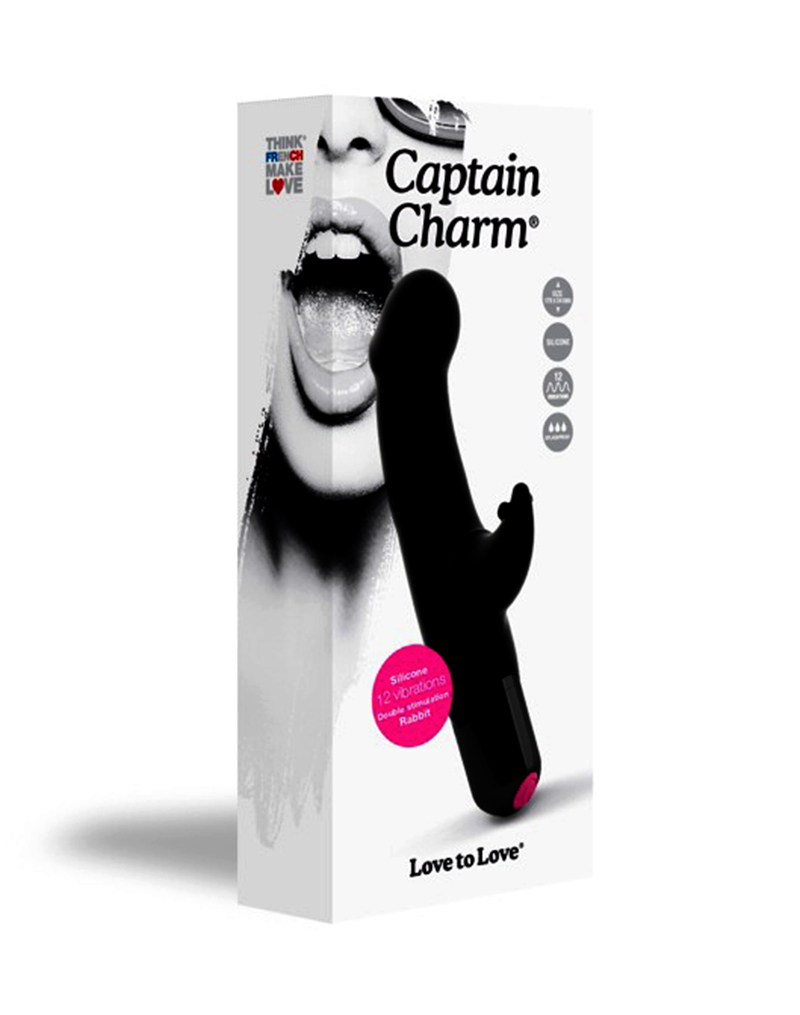 Love to Love - Captain Charm Vibrator Black