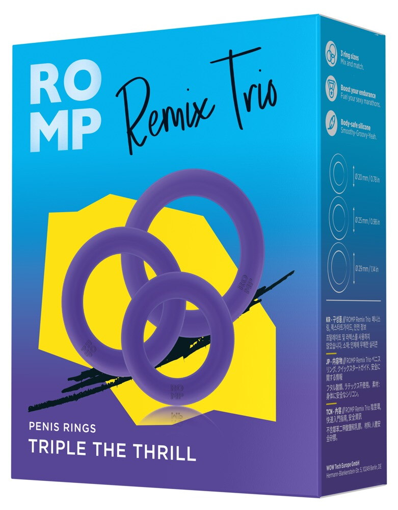 Romp Remix Trio Penisringe