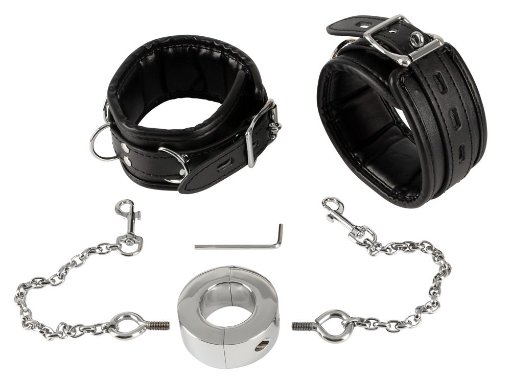 Fetish Collection  - Hand Cuffs & Cockring
