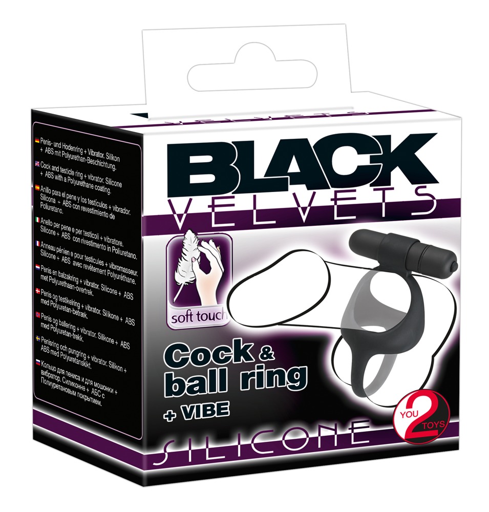 Black Velvets - Black Velvets Vibro Penisring