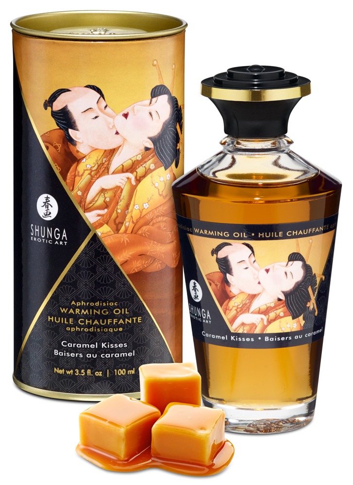 Shunga - Aphrodisiac Warming Oil Caramel Kisses