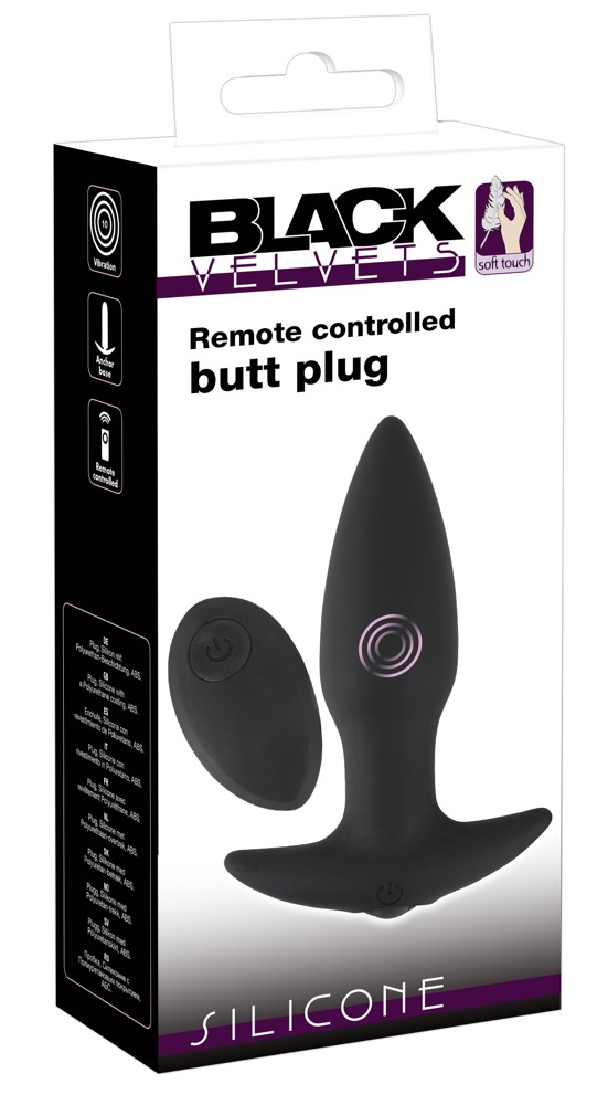 Black Velvets - Black Velvets Remote Butt Plug