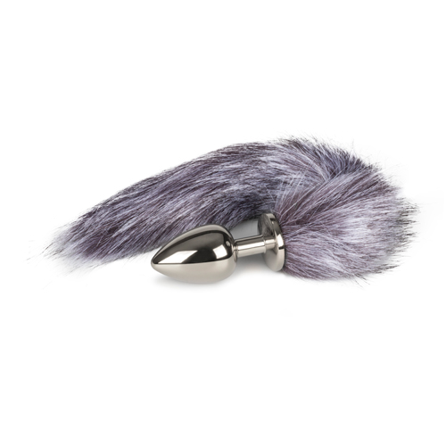 Easy Toys - Foxtail-Buttplug Silver