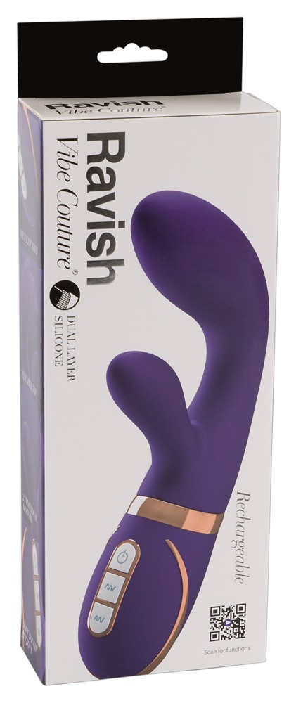 Vibe Couture - Rabbit Ravish Vibrator purple