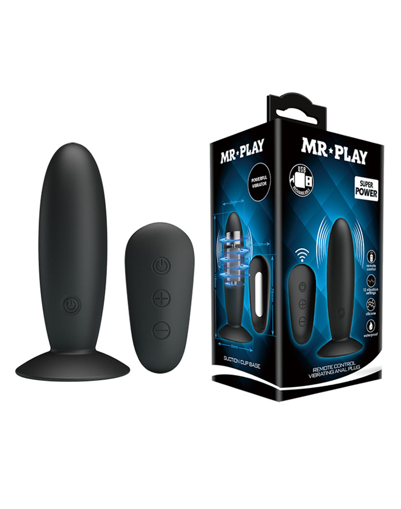 Mr. Play - Mr. Play Remote Control Vibrating Analplug